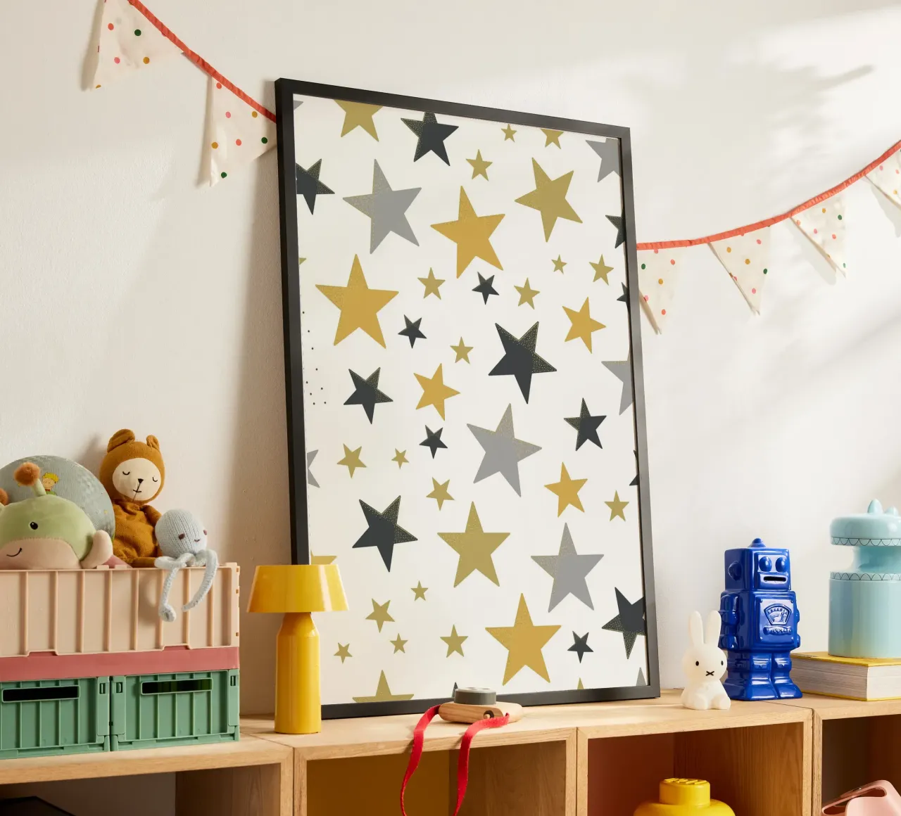 Estrellas brillantes de color plata dorada hahnemühle de gulsengunel