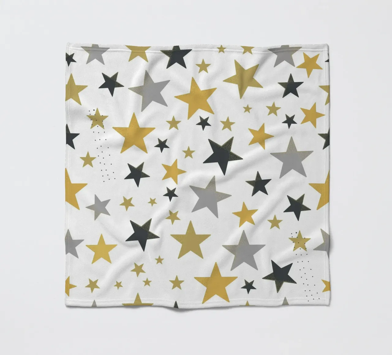Stelle d'oro e d'argento che brillano coperta in pile da gulsengunel