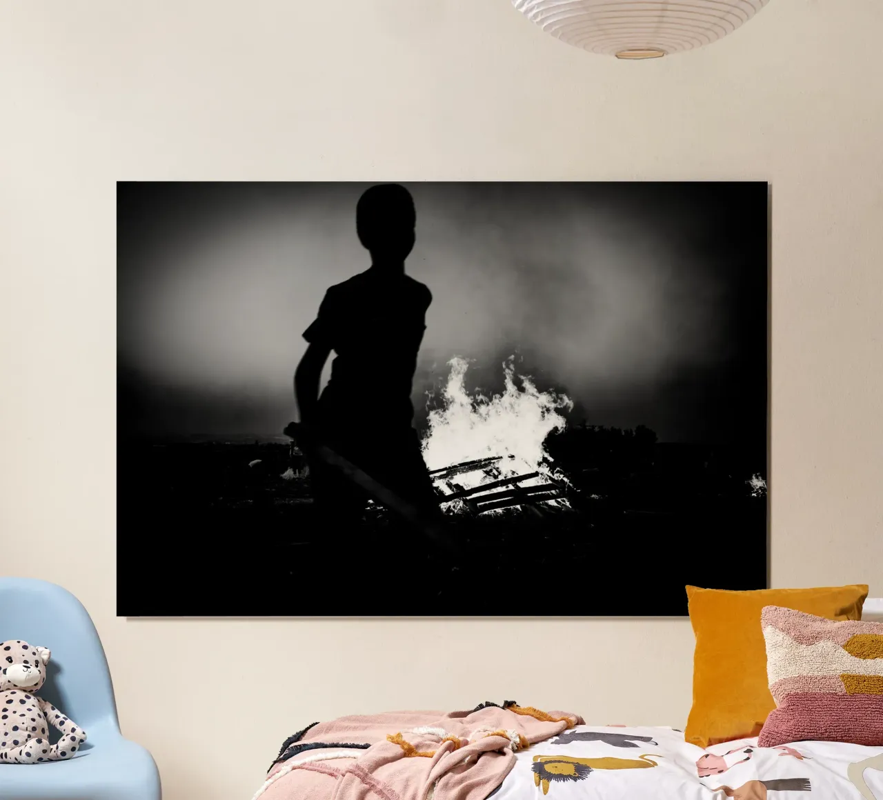 Squadra BaOmer 2 poster con telaio in plastica da Tal Paz-Fridman