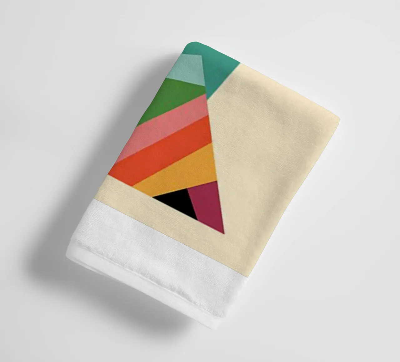 two people looking in the mirror reflection towel by frea shop