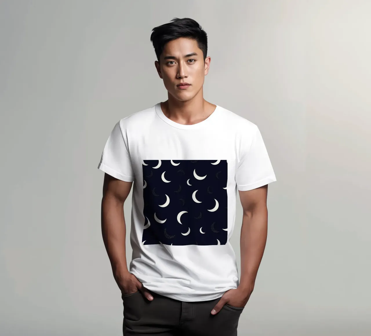 Lune d'oro splendenti t-shirt da gulsengunel