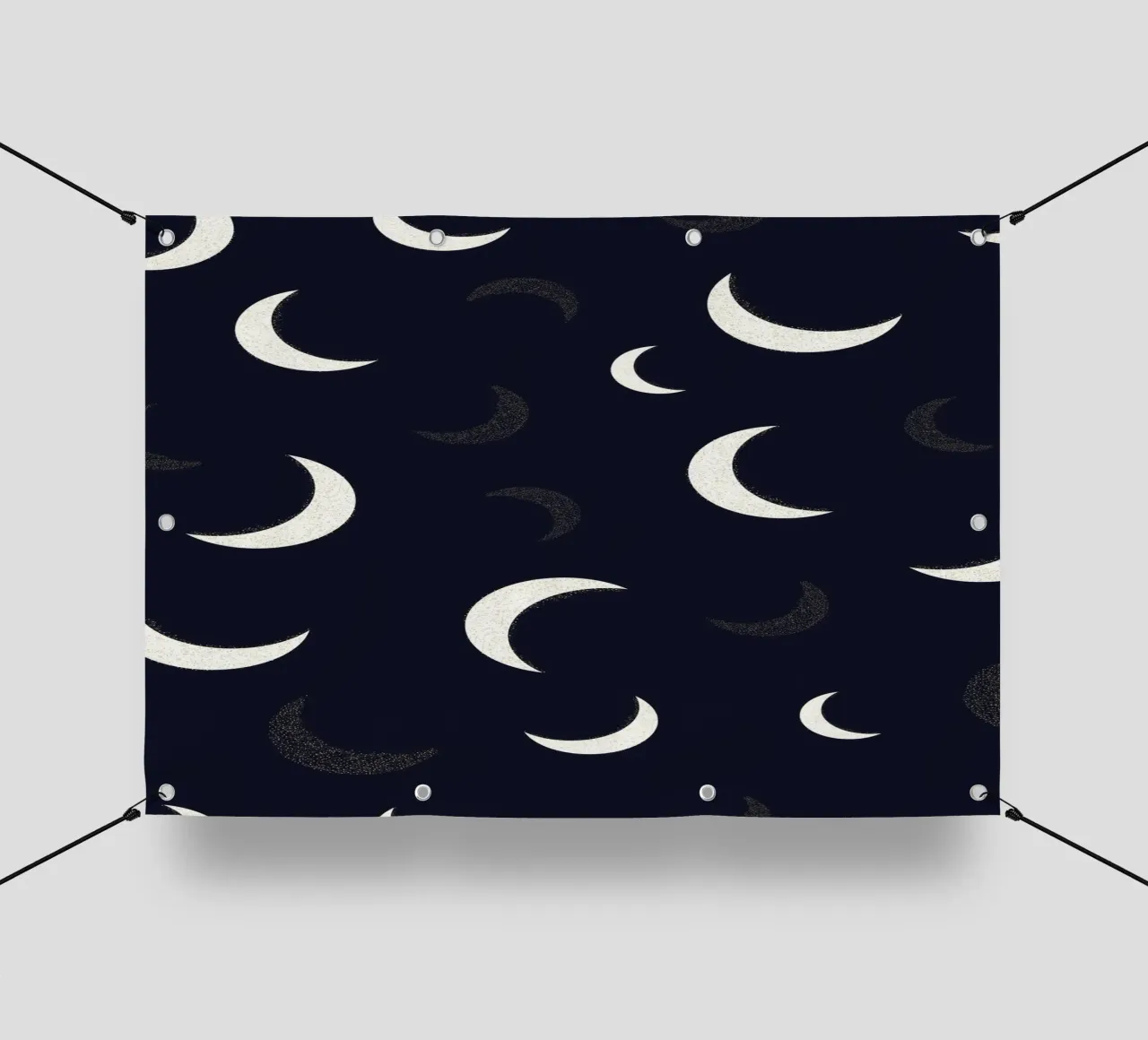 Lune d'oro splendenti telo in pvc da gulsengunel