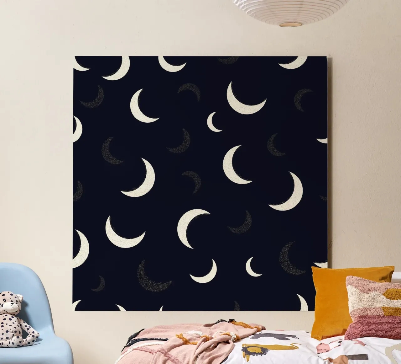Lune d'oro splendenti alluminio dibond da gulsengunel
