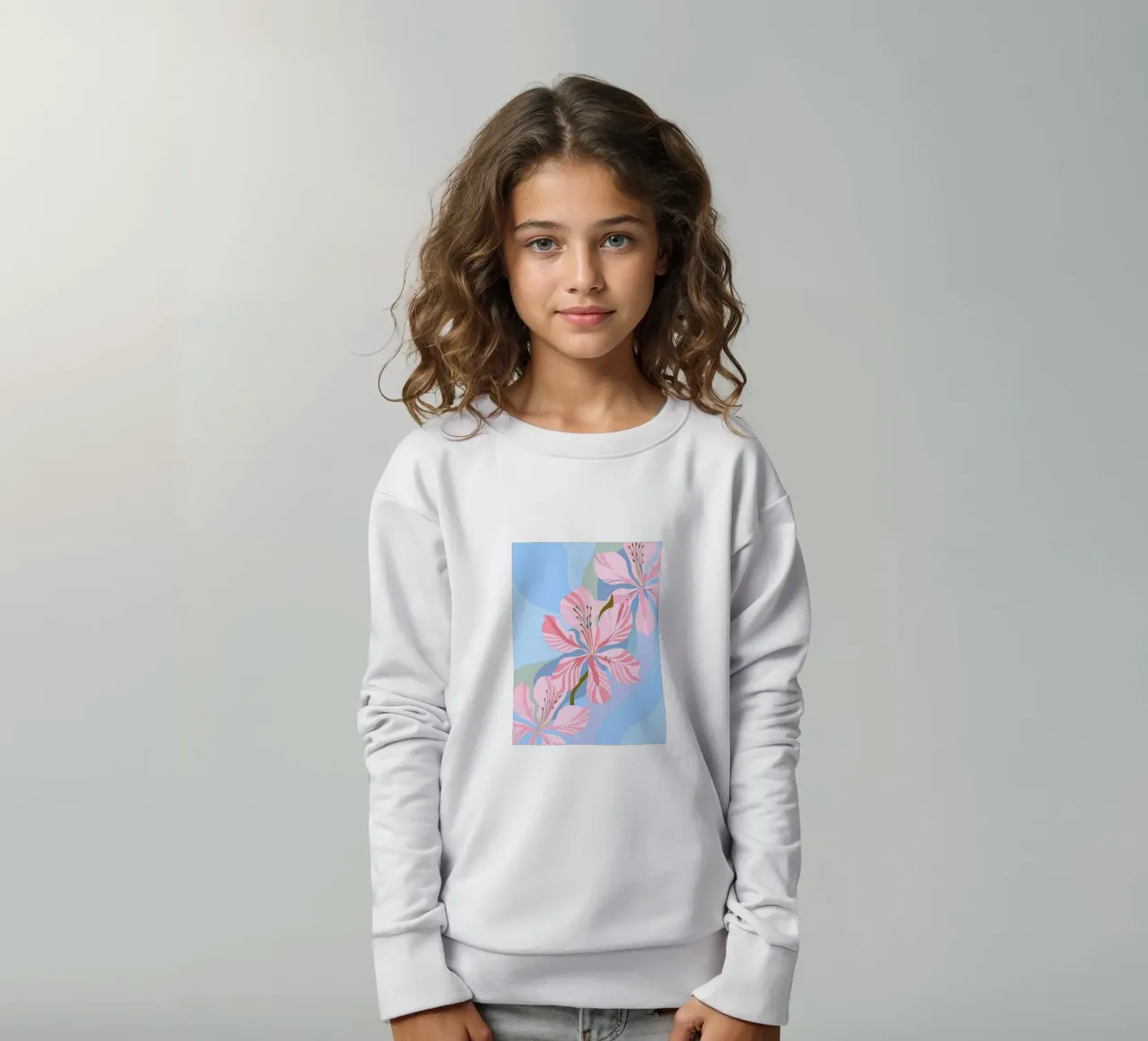 Fiore di Delonix Regia felpa bambino da HAPPY SHOP