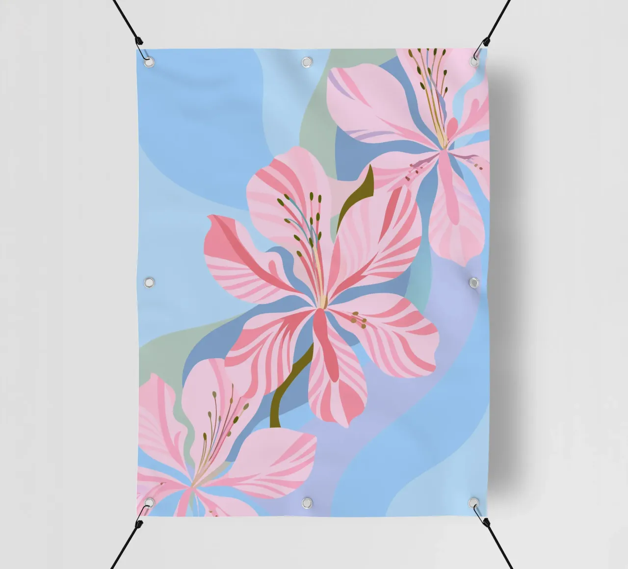 Fiore di Delonix Regia telo in pvc da HAPPY SHOP