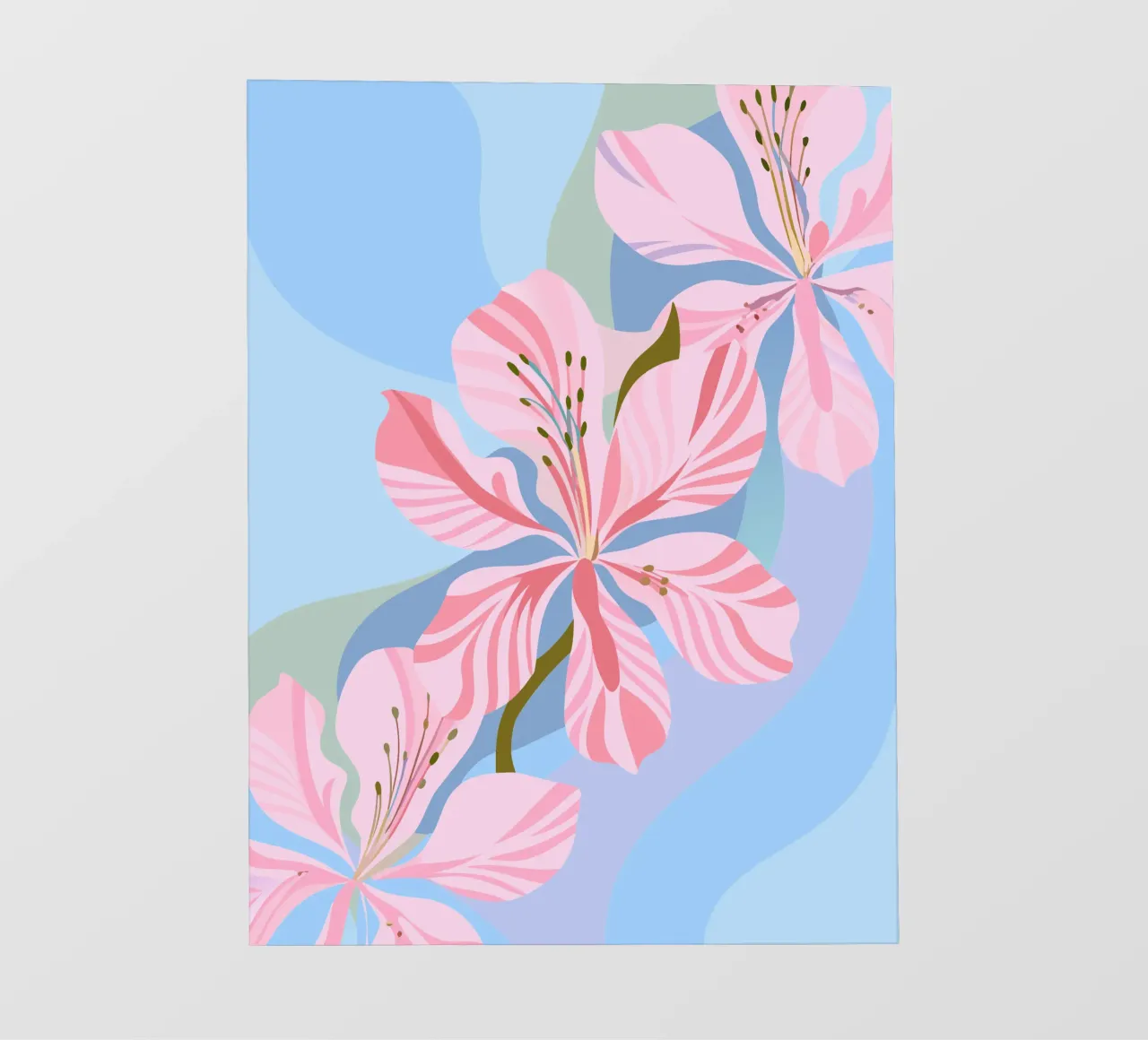 Fiore di Delonix Regia telo in pvc da HAPPY SHOP