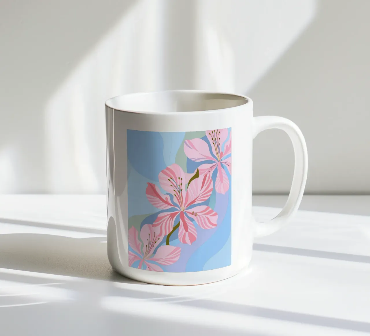 Fiore di Delonix Regia tazza in ceramica da HAPPY SHOP