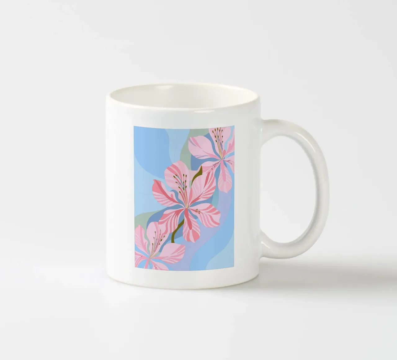 Fiore di Delonix Regia tazza in ceramica da HAPPY SHOP