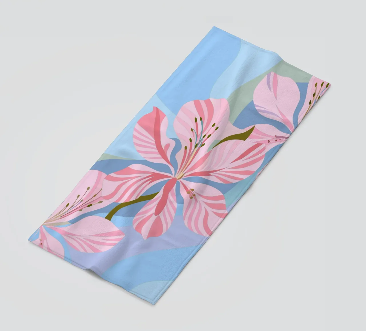 Fiore di Delonix Regia telo mare da HAPPY SHOP