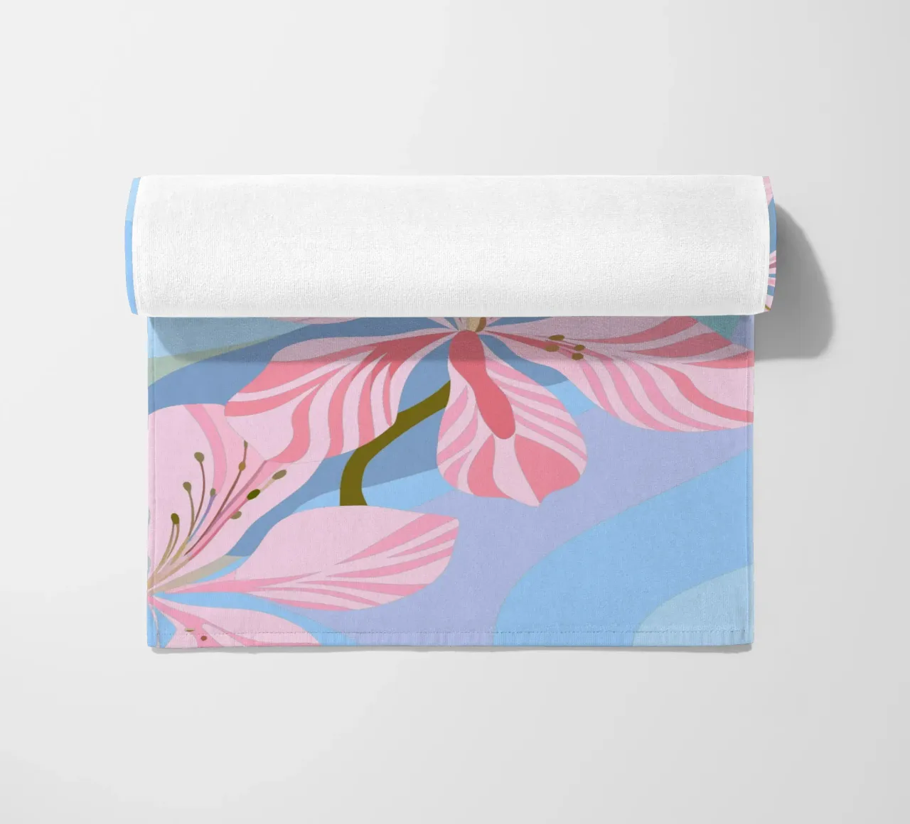 Fiore di Delonix Regia telo mare da HAPPY SHOP