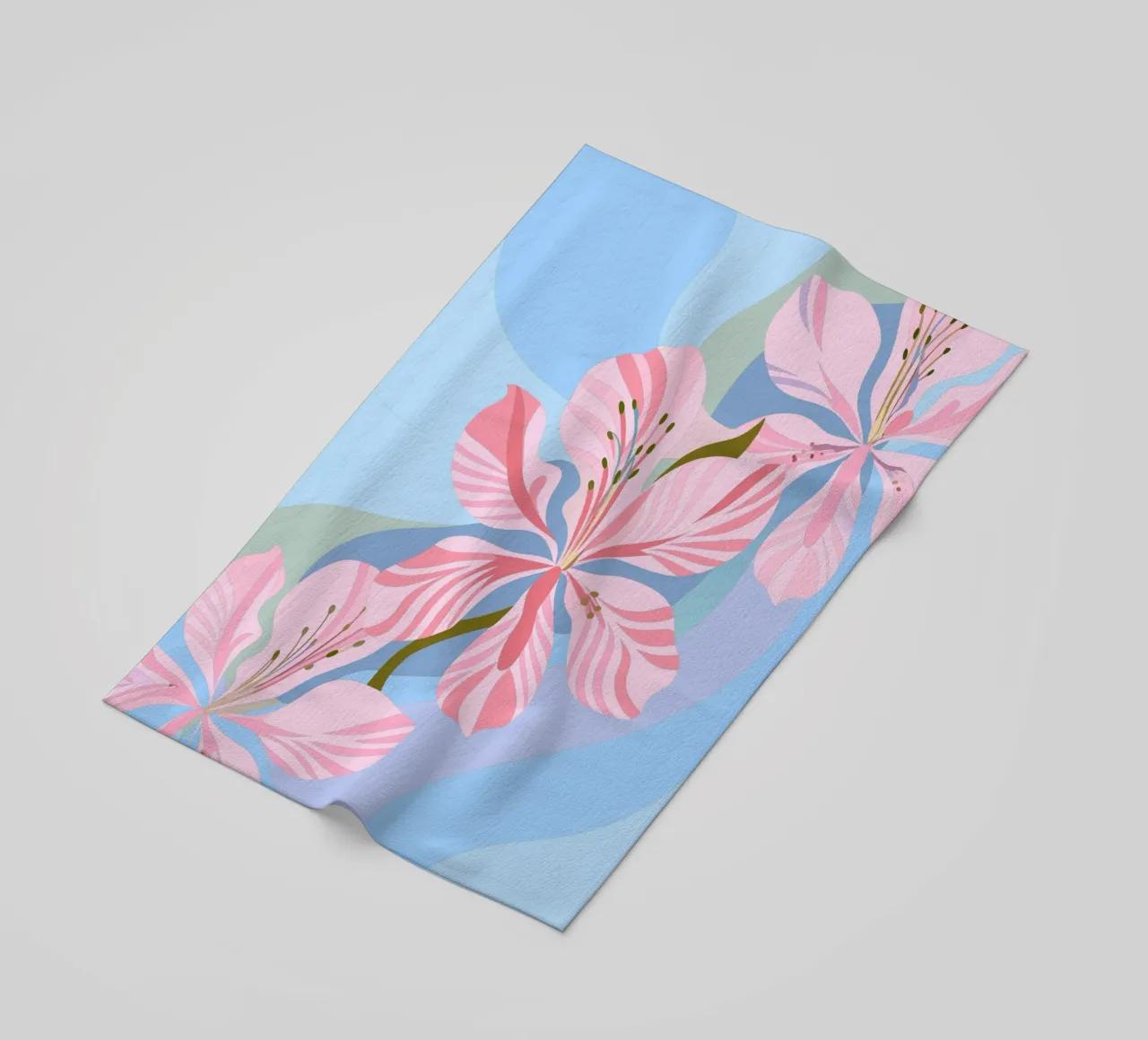 Fiore di Delonix Regia telo mare da HAPPY SHOP