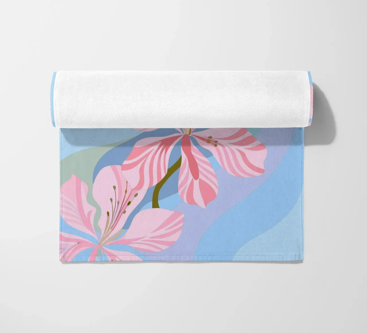 Fiore di Delonix Regia telo mare da HAPPY SHOP
