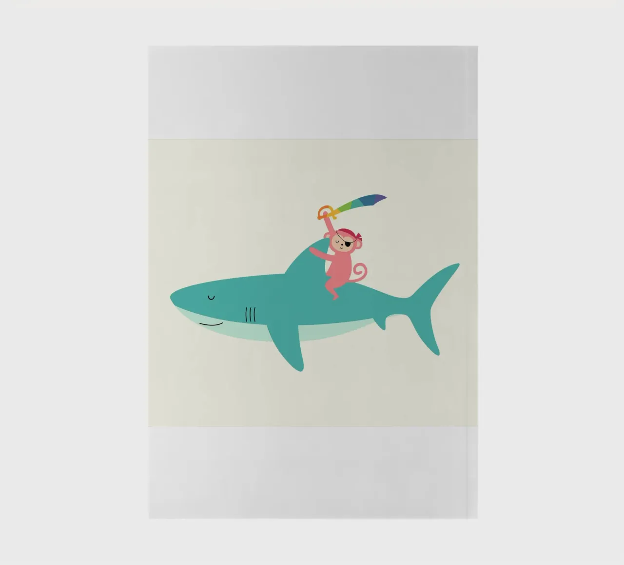monkey shark pirates notebook by frea shop