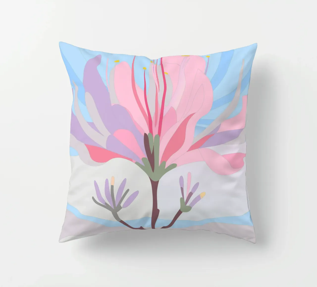 Fiore di Delonix Regia cuscino da HAPPY SHOP