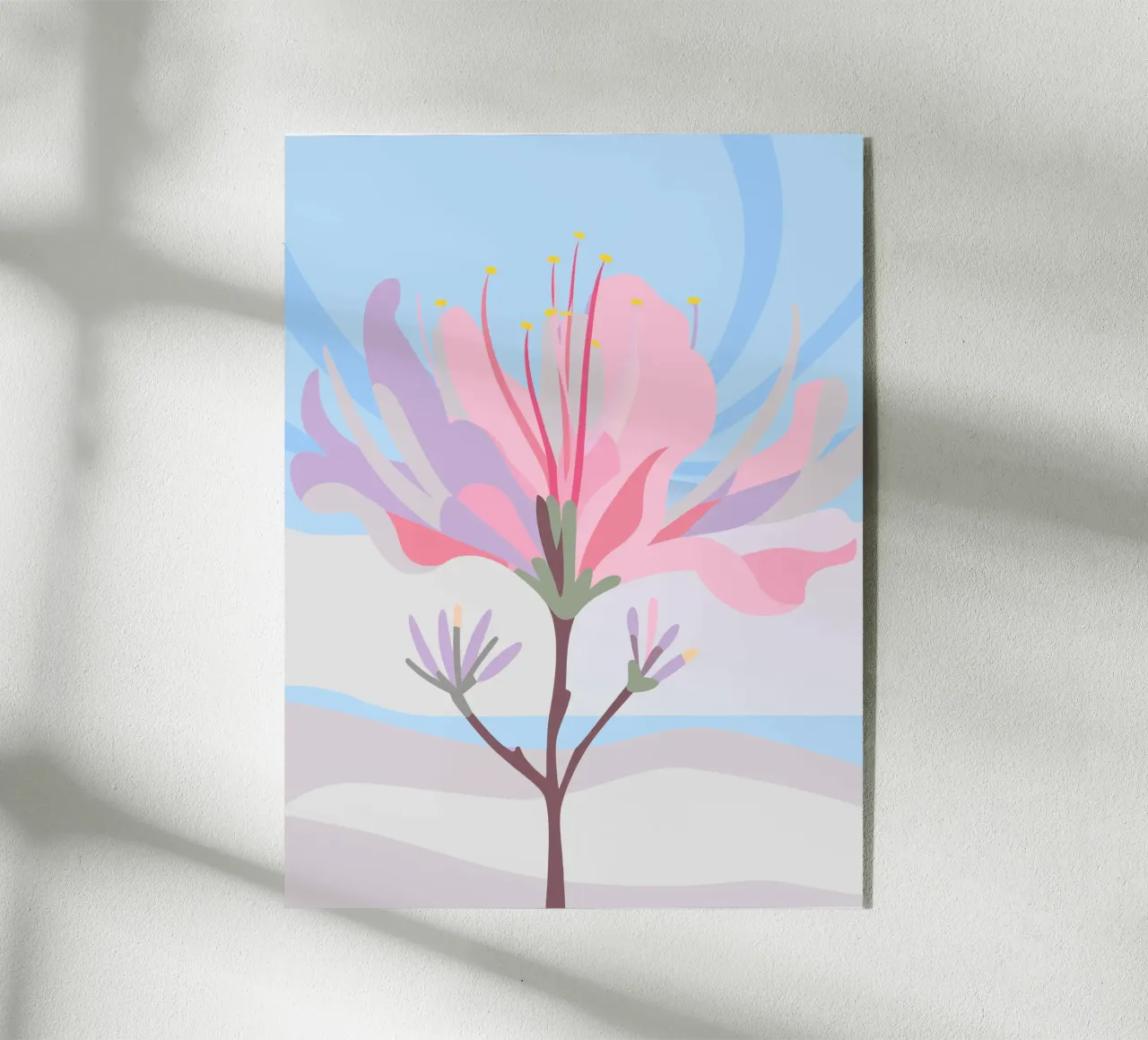 Fiore di Delonix Regia plexiglass da HAPPY SHOP