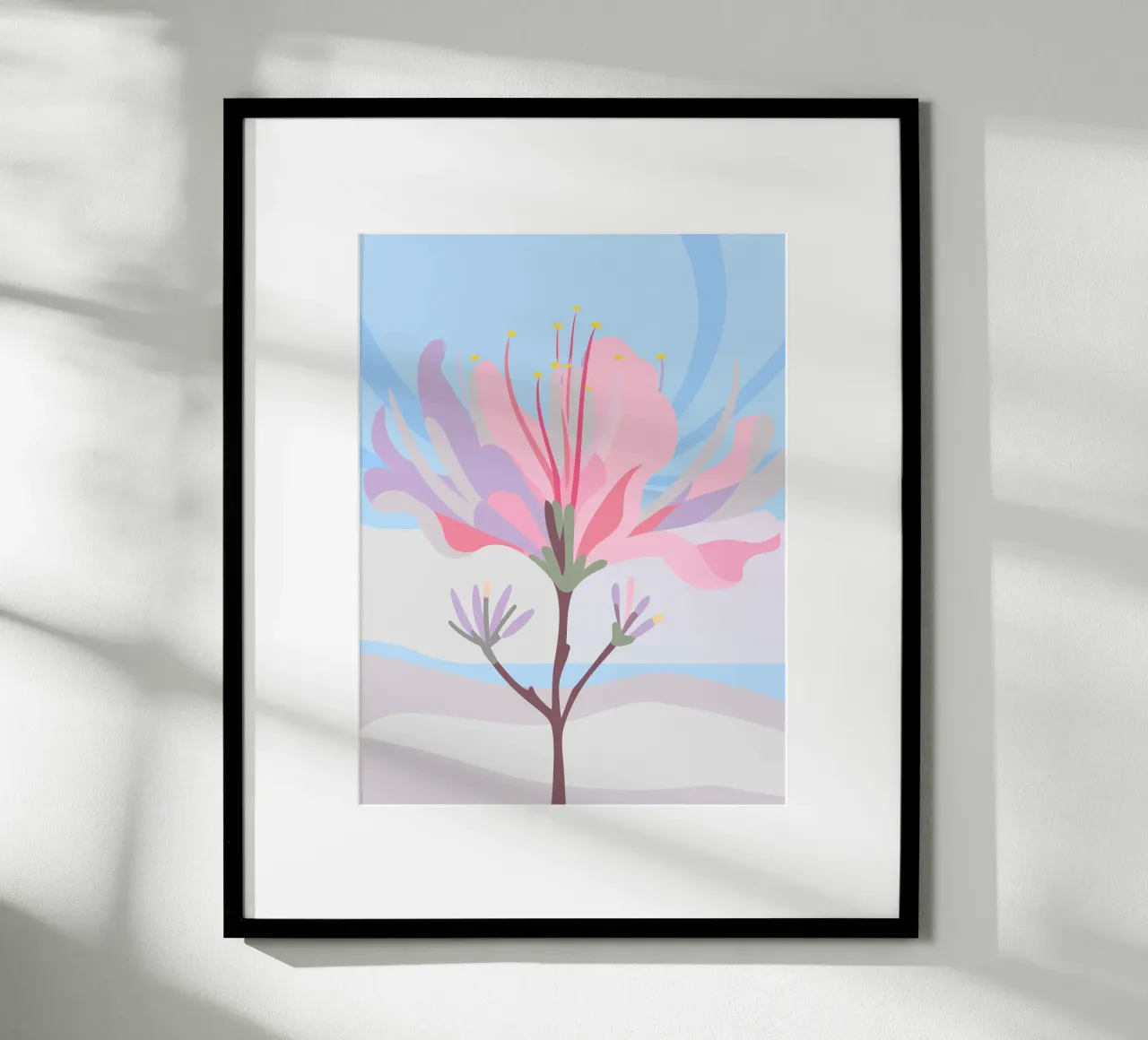 Fiore di Delonix Regia poster da HAPPY SHOP