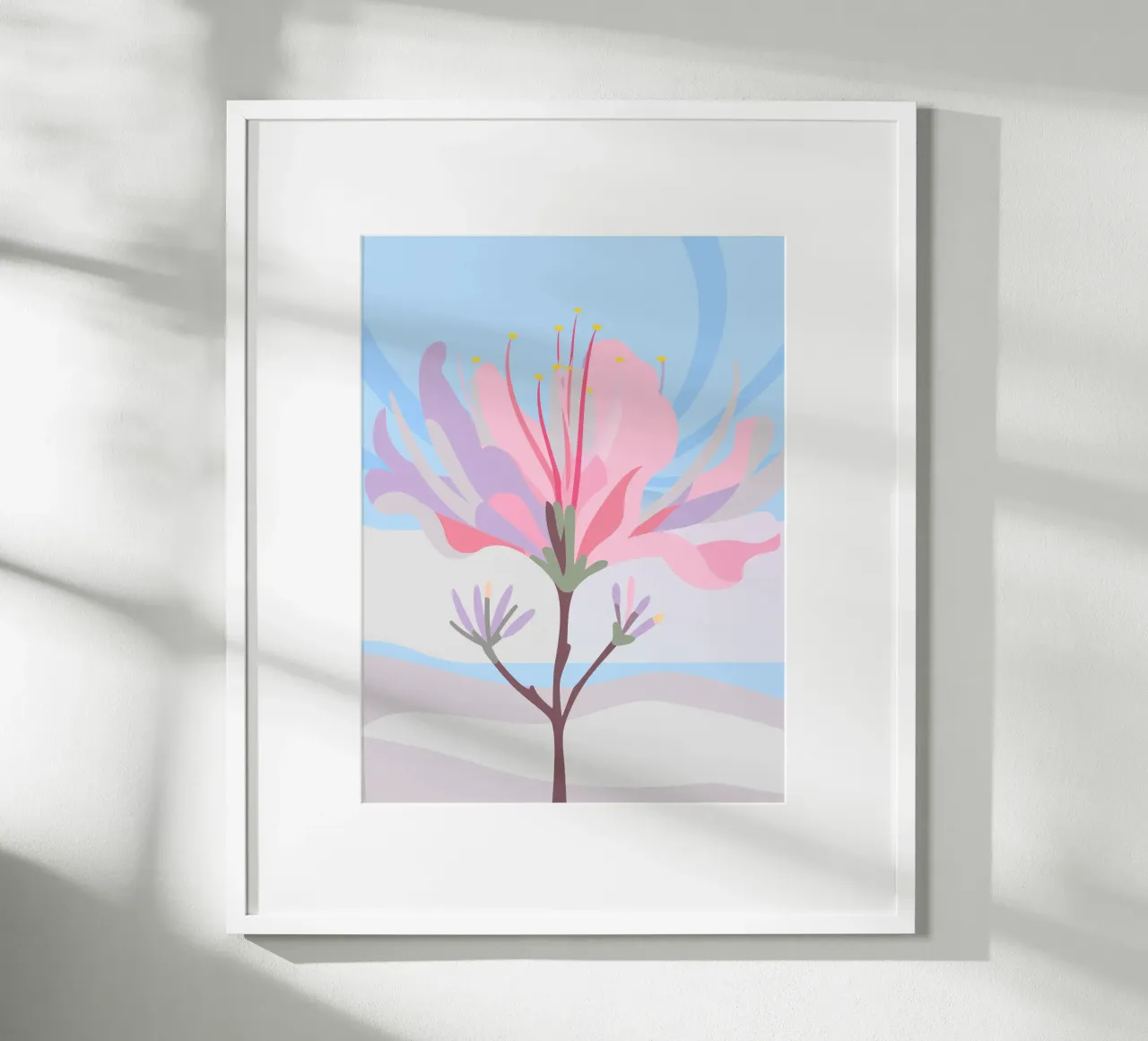 Fiore di Delonix Regia poster da HAPPY SHOP