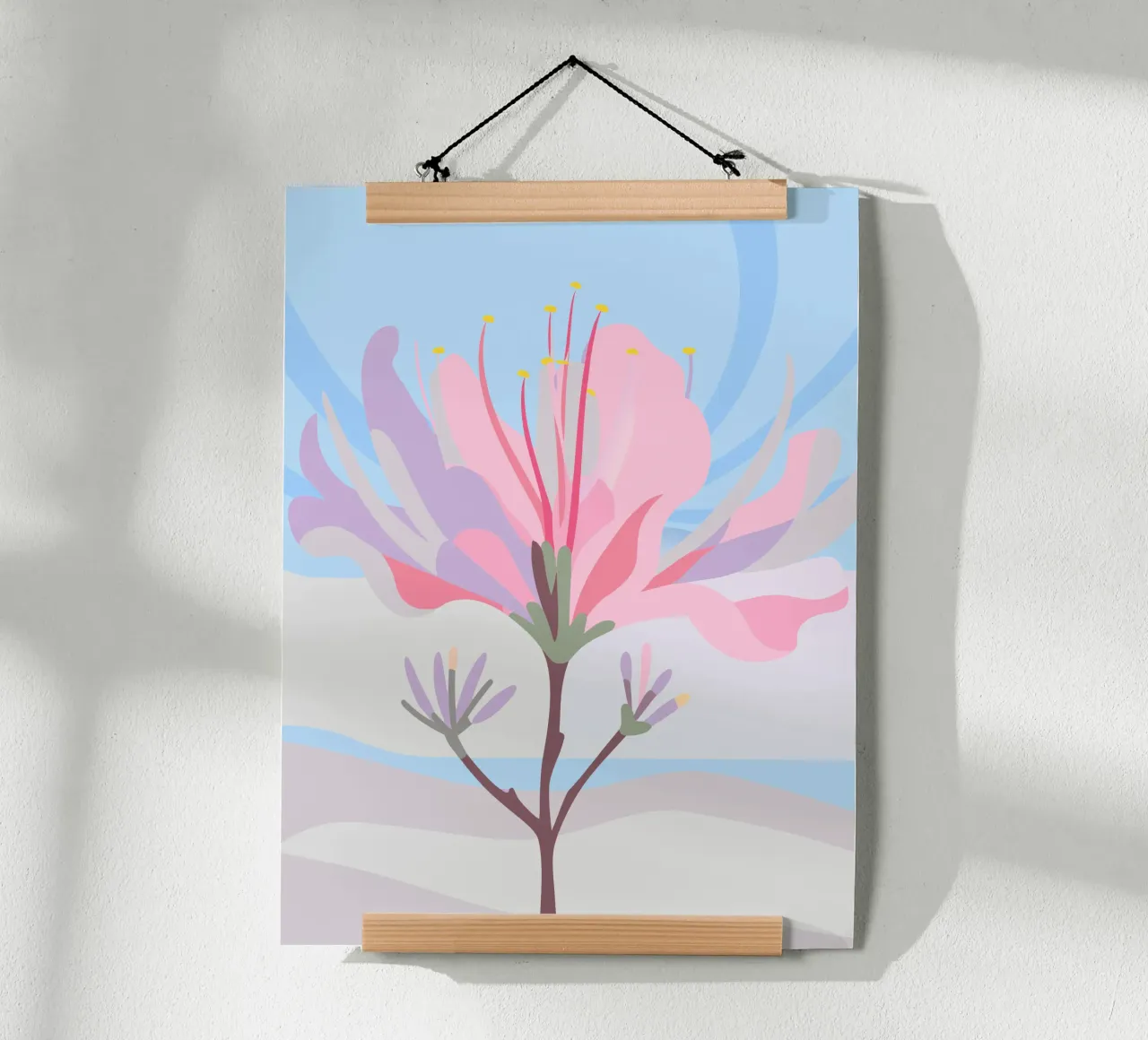 Fiore di Delonix Regia poster da HAPPY SHOP