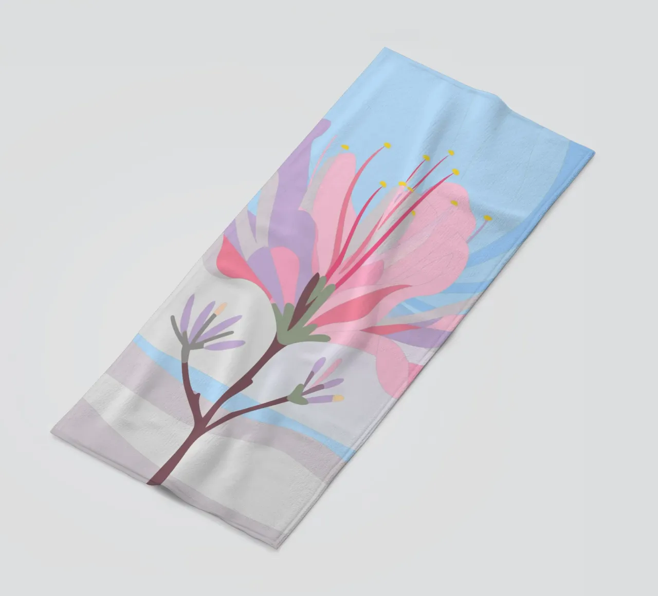 Fiore di Delonix Regia telo mare da HAPPY SHOP
