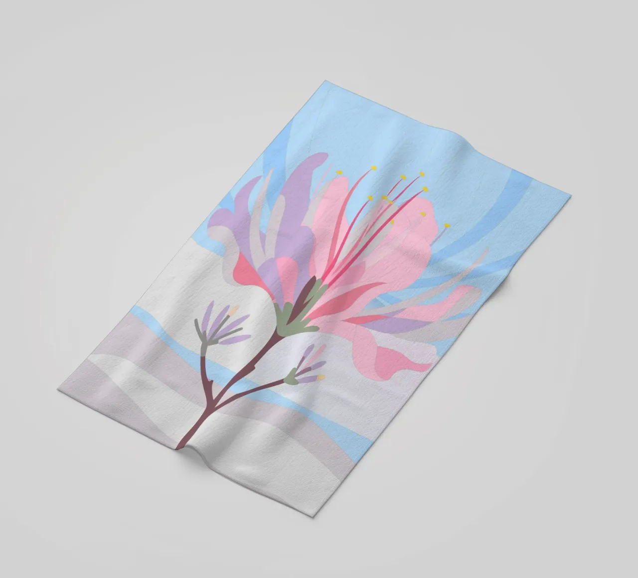 Fiore di Delonix Regia telo mare da HAPPY SHOP