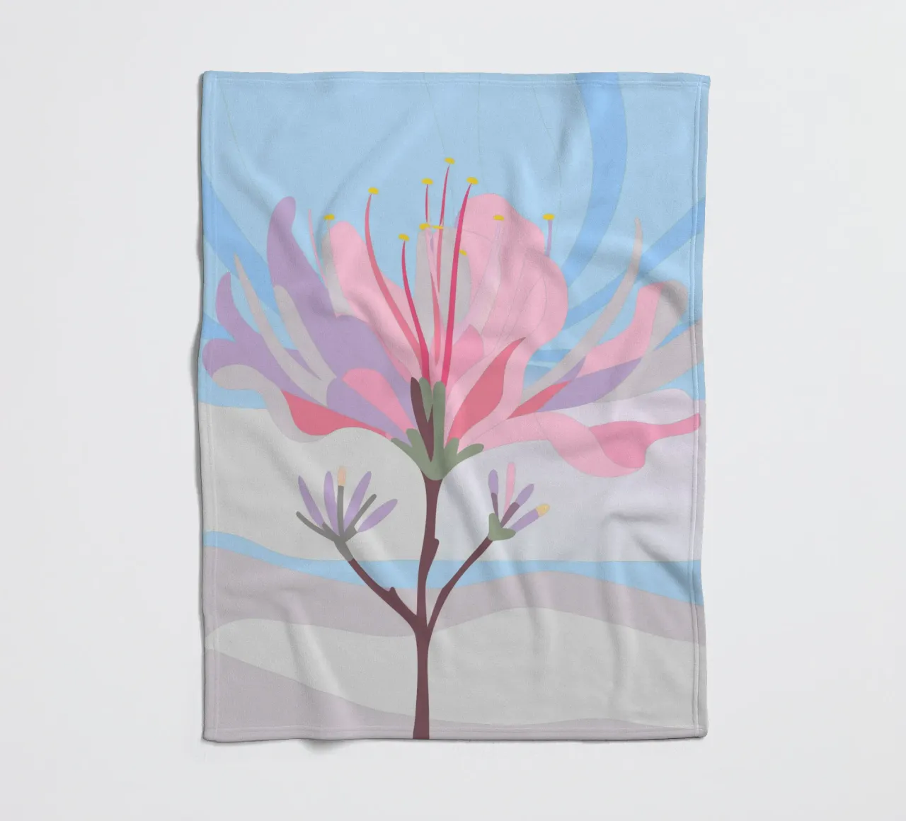 Fiore di Delonix Regia coperta in pile da HAPPY SHOP