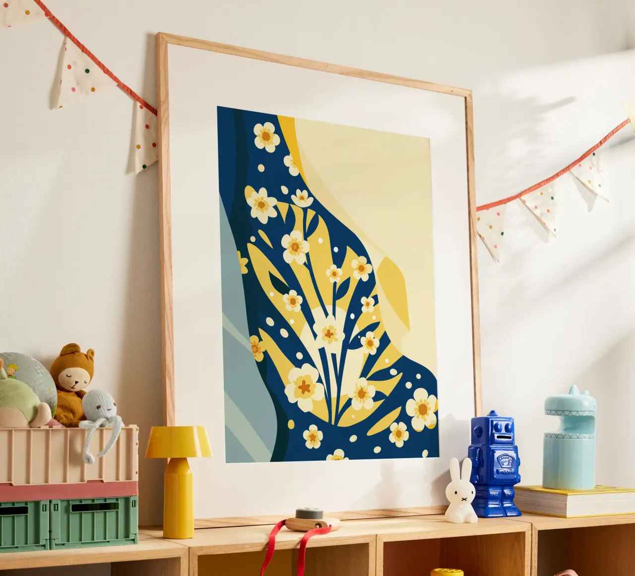 Gypsophila Tetragona Fiore poster da HAPPY SHOP
