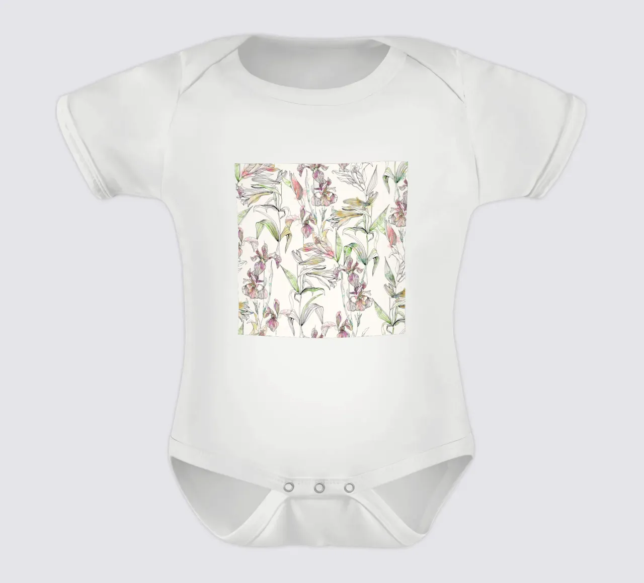 iris d'eau body bébé de Giulio Iurissevich