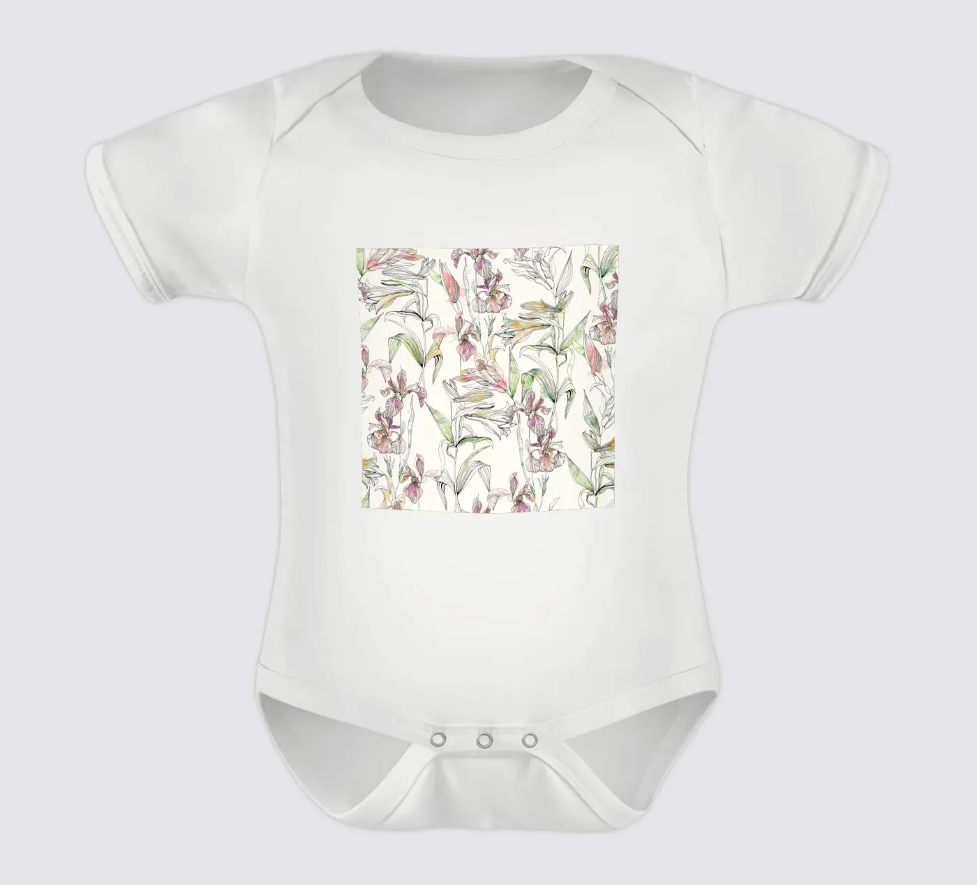 iris d'eau body bébé de Giulio Iurissevich