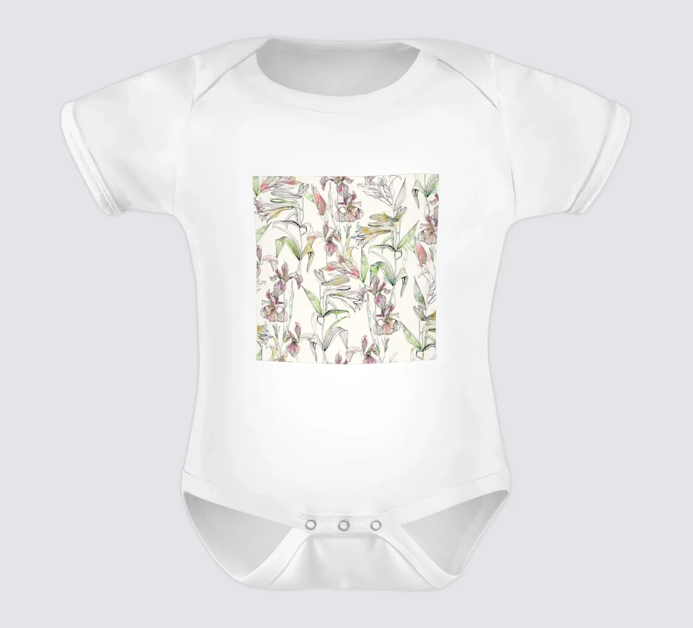 iris d'eau body bébé de Giulio Iurissevich