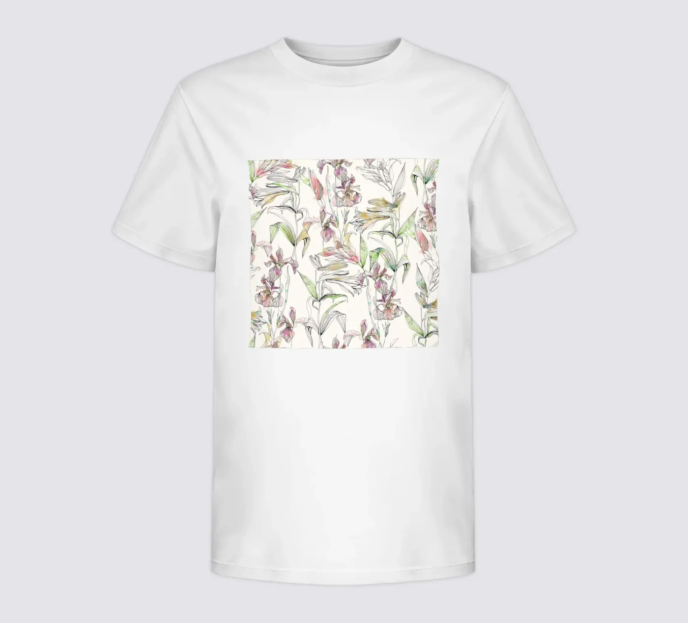 iris d'acqua t-shirt bambini da Giulio Iurissevich