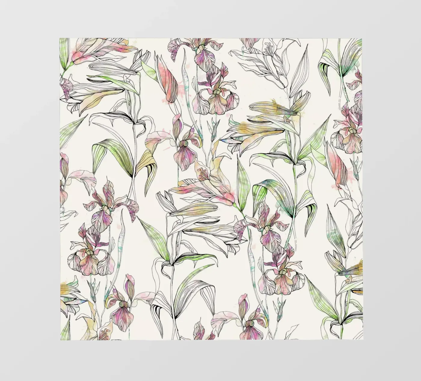 iris d'eau bâche pvc de Giulio Iurissevich