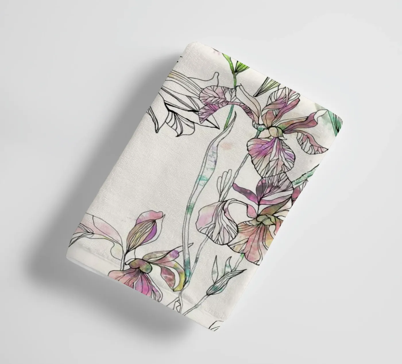 iris d'eau serviette de bain de Giulio Iurissevich