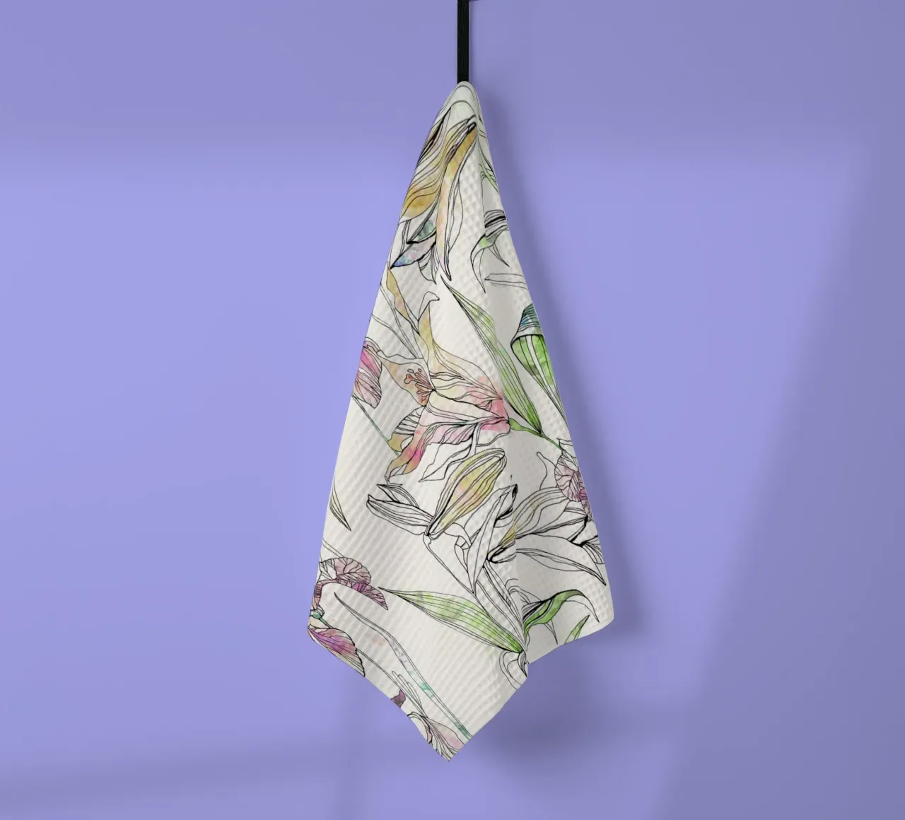 iris d'eau torchon de Giulio Iurissevich