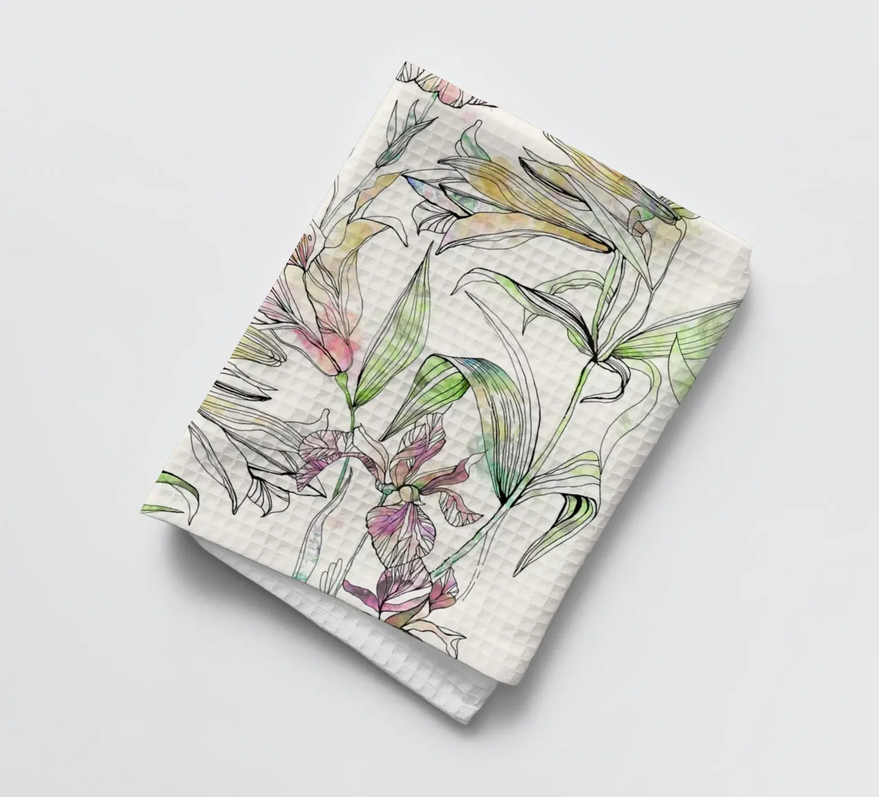 iris d'eau torchon de Giulio Iurissevich