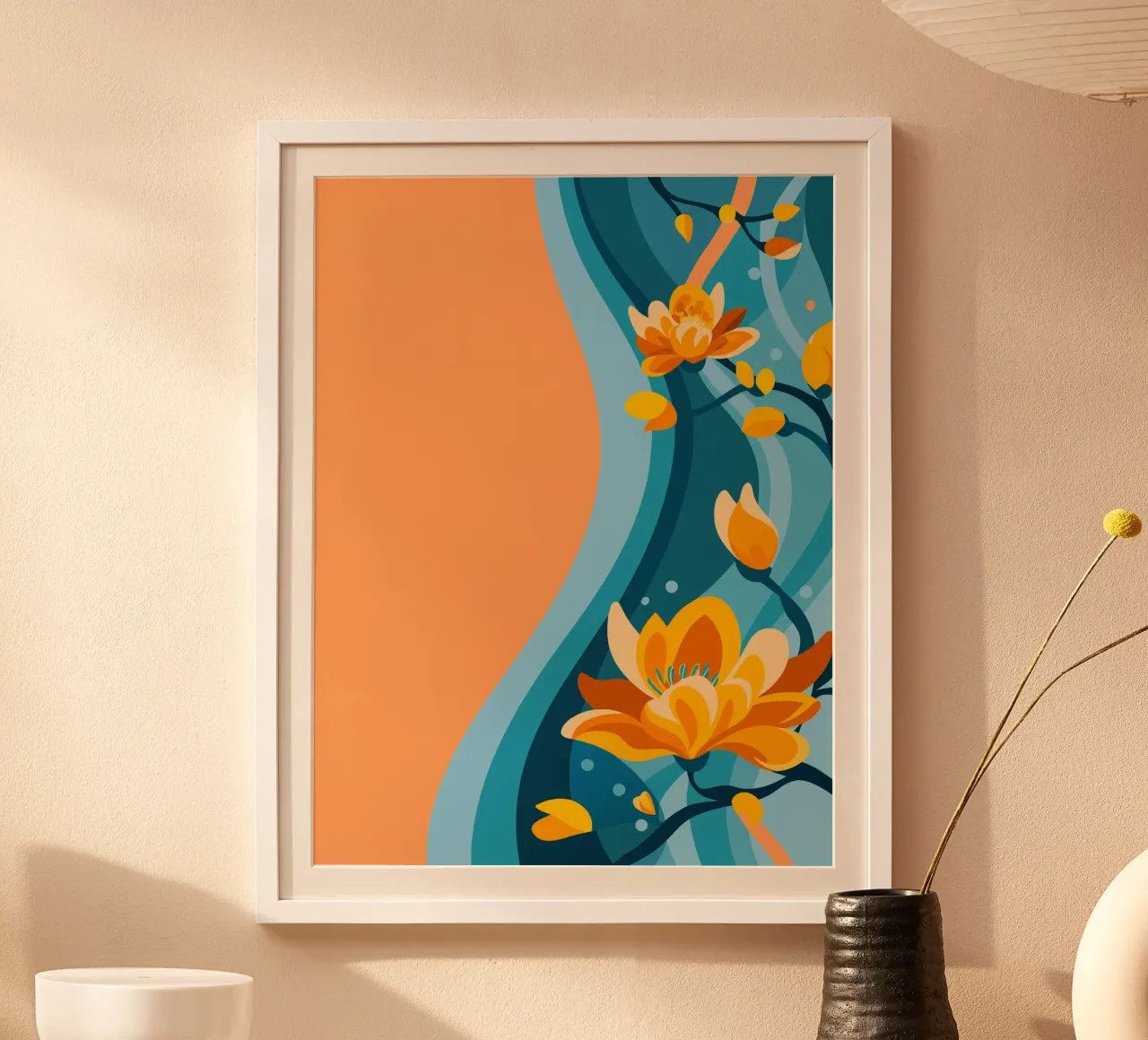 Fiore di magnolia poster da HAPPY SHOP
