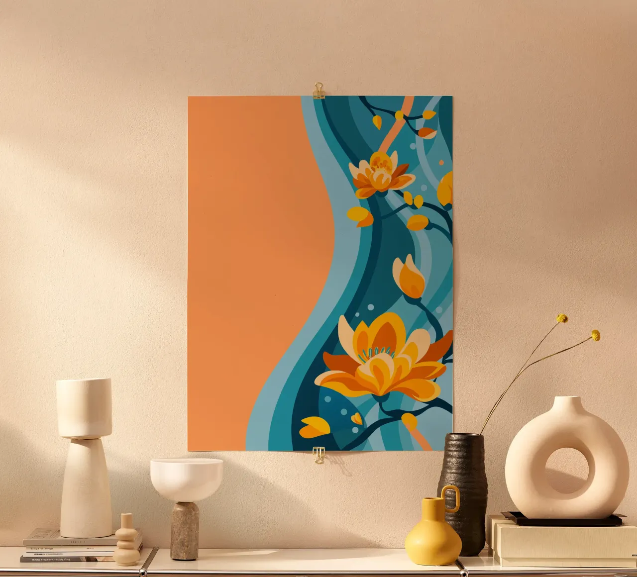 Fiore di magnolia poster da HAPPY SHOP