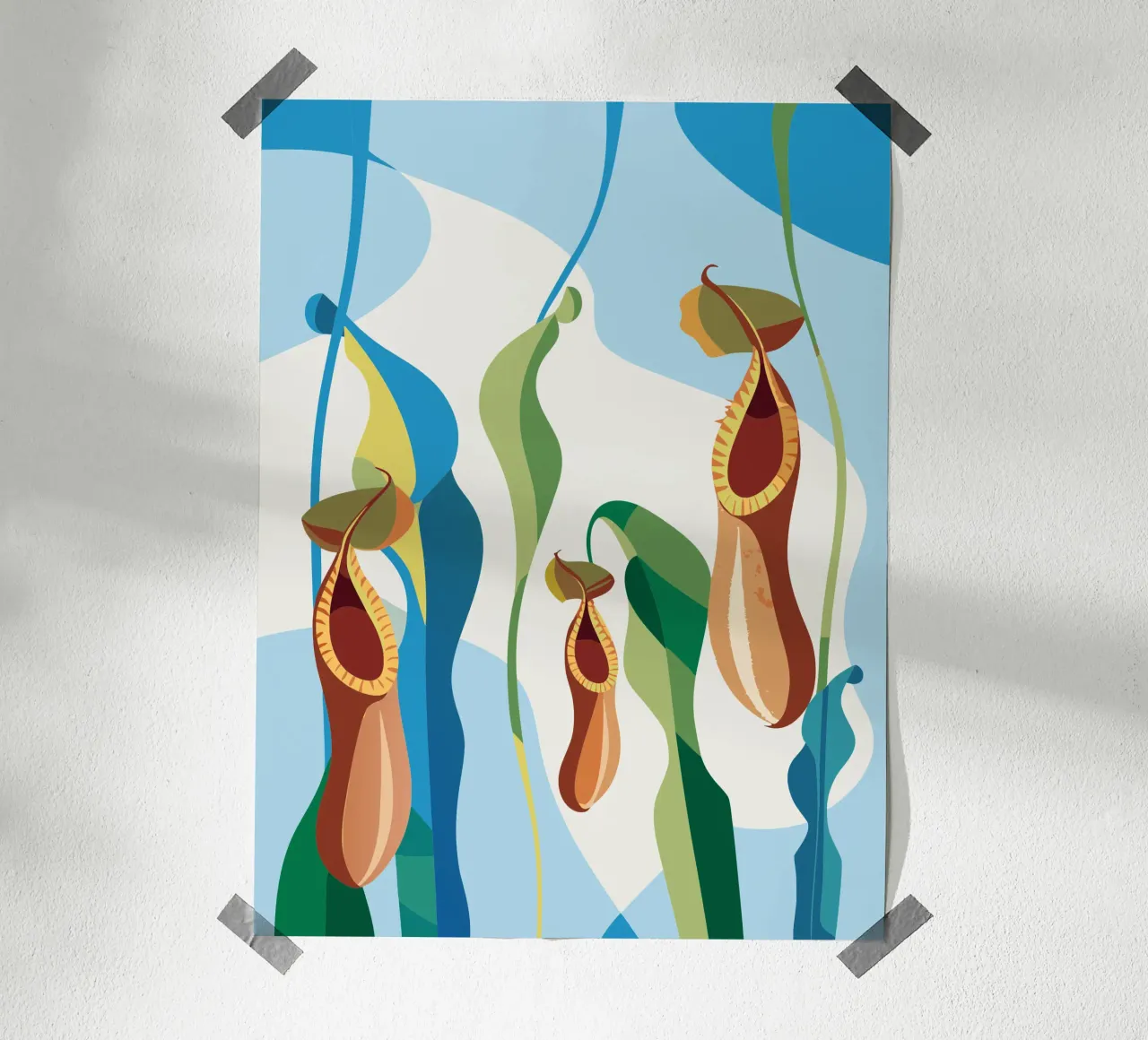 Fiore di Nepethes poster da HAPPY SHOP