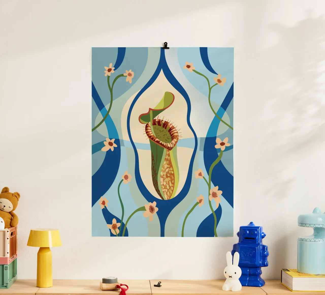 Fiore di Nepethes poster da HAPPY SHOP