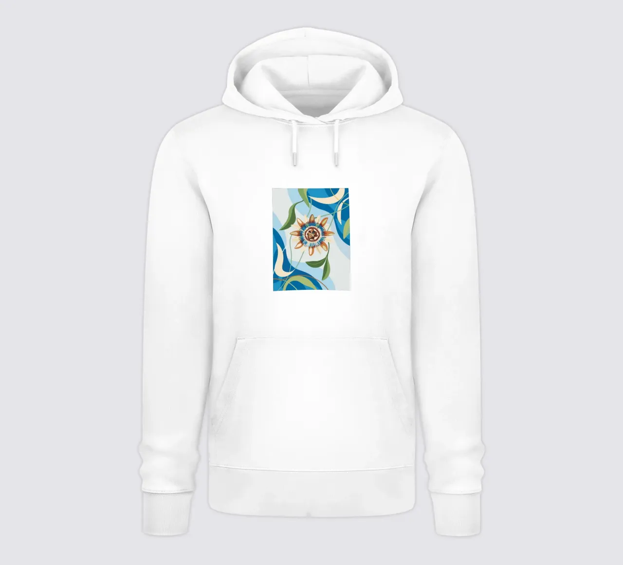 Nymphaea Tetragona Fiore felpa con cappuccio da HAPPY SHOP