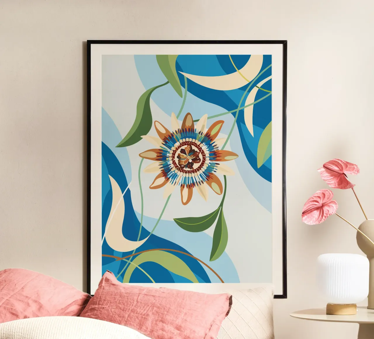 Nymphaea Tetragona Fiore poster da HAPPY SHOP