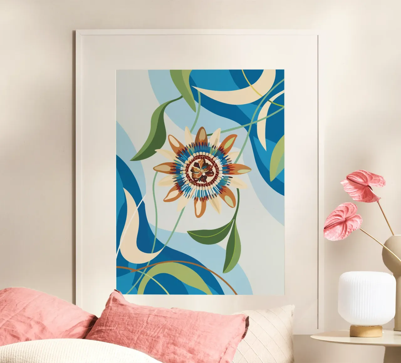 Nymphaea Tetragona Fiore poster da HAPPY SHOP