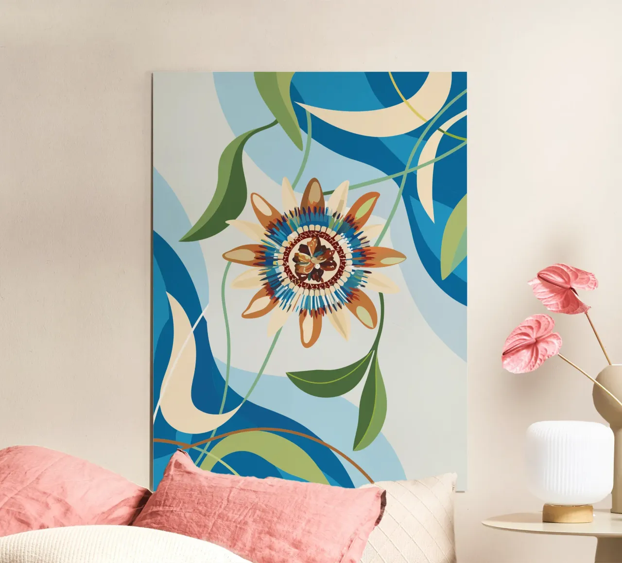 Nymphaea Tetragona Fiore poster da HAPPY SHOP