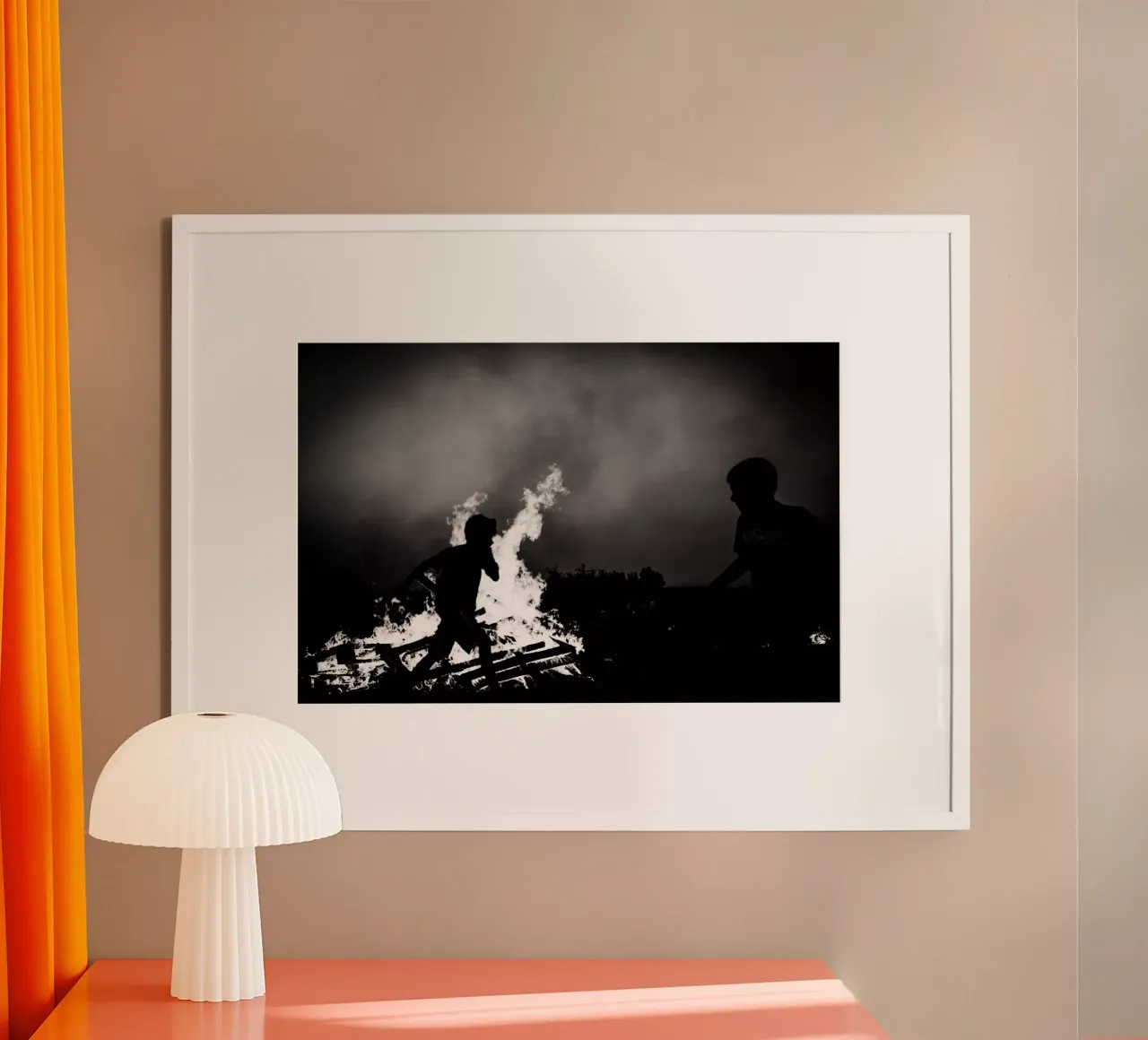 Squadra BaOmer 3 poster con telaio in legno da Tal Paz-Fridman