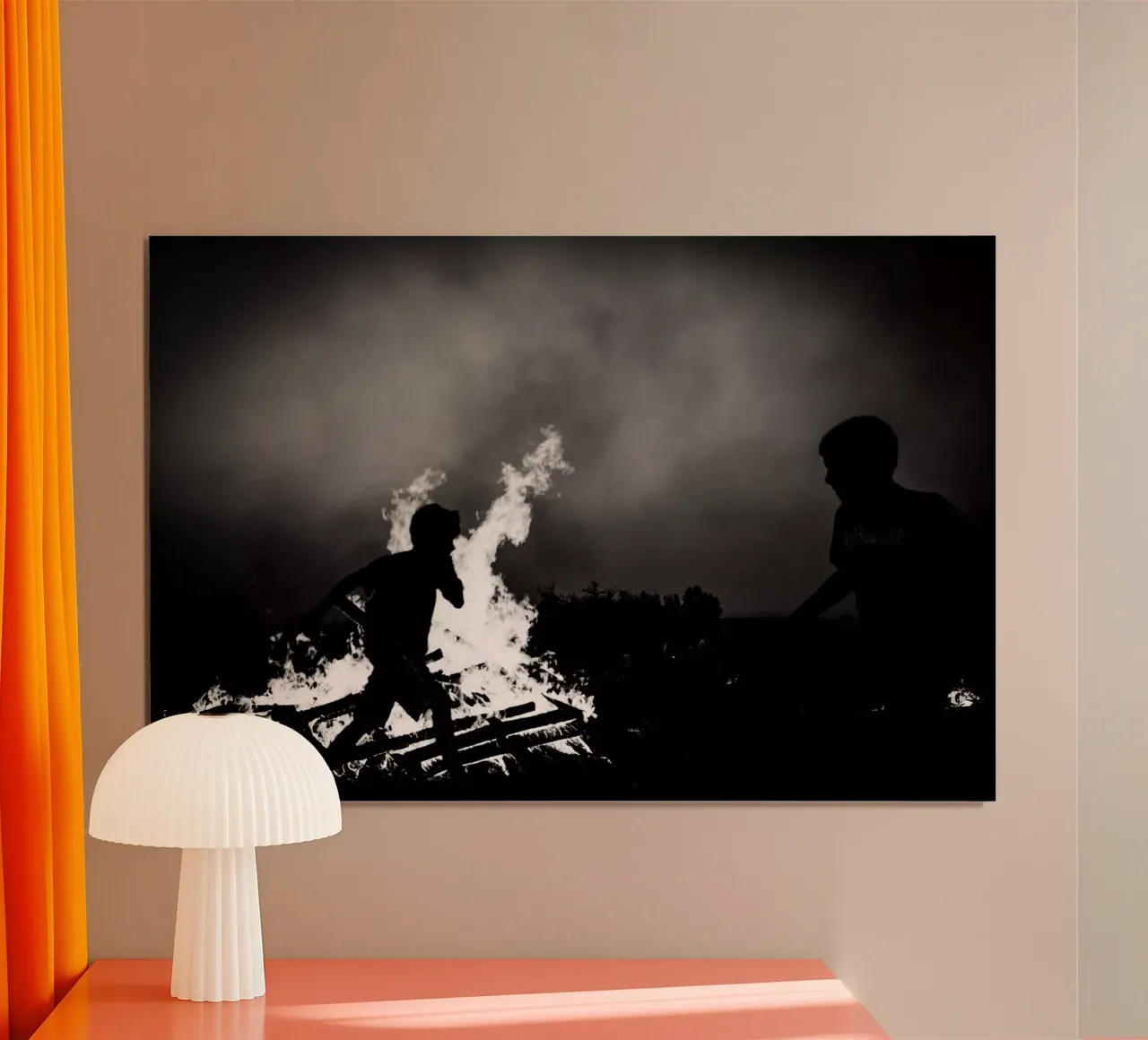 Squadra BaOmer 3 poster con telaio in legno da Tal Paz-Fridman