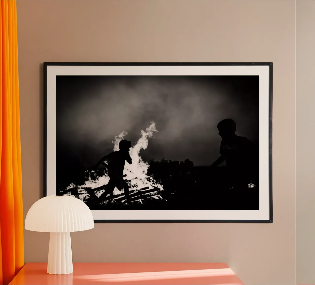 Squadra BaOmer 3 poster con telaio in legno da Tal Paz-Fridman
