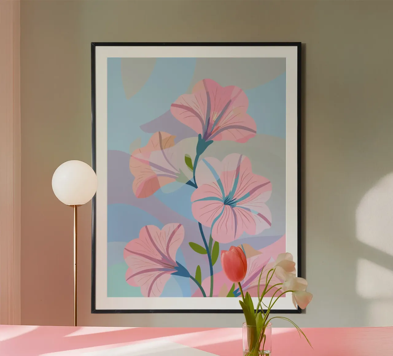 Fiori di petunia poster da HAPPY SHOP