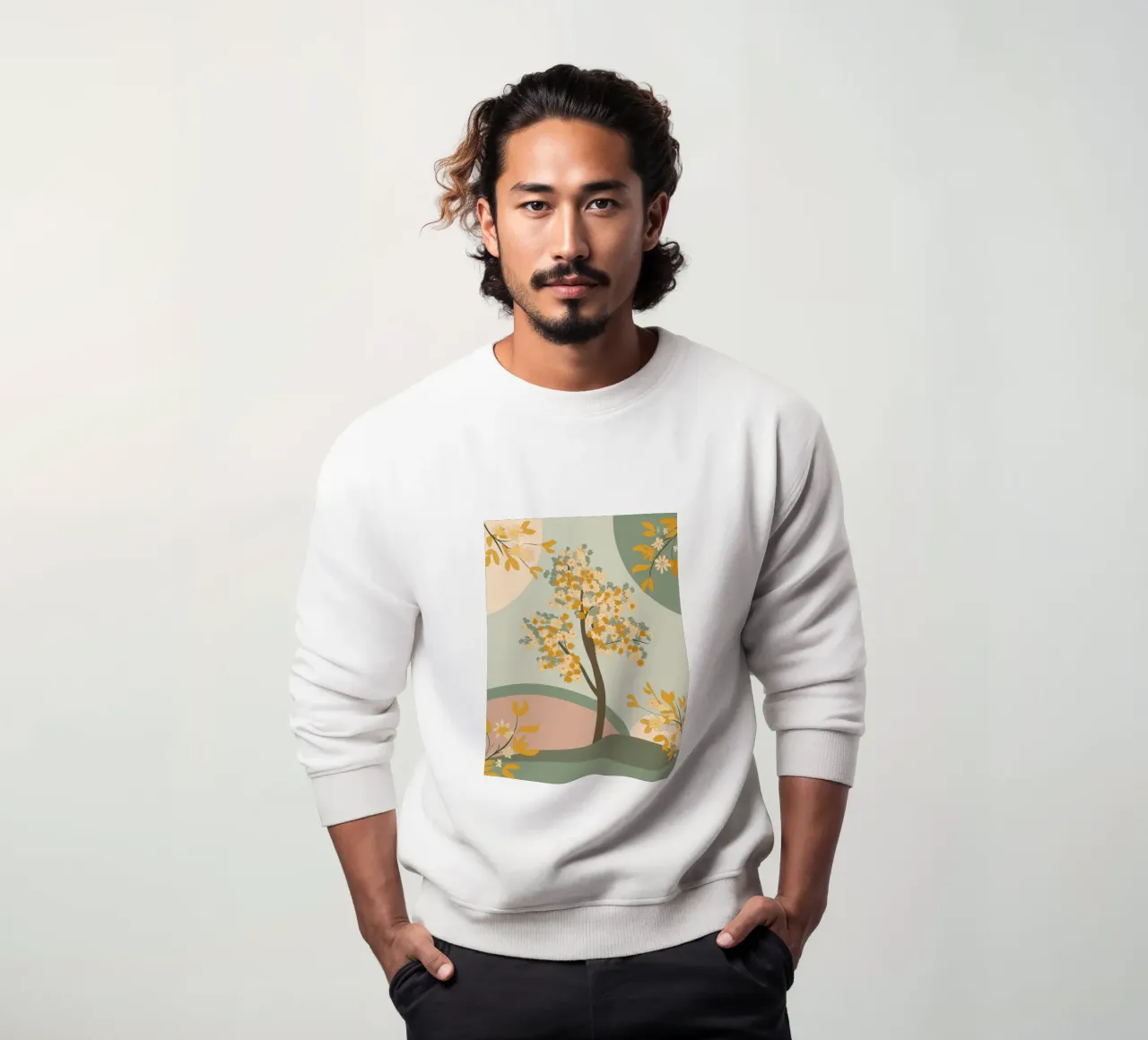 Albero dei ciliegi in fiore felpa da HAPPY SHOP