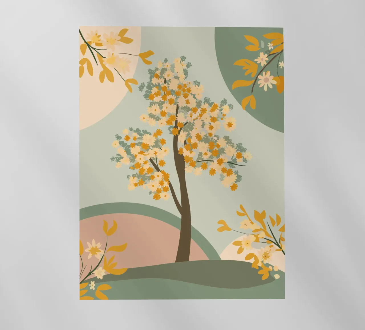 Albero dei ciliegi in fiore pellicola backlit da HAPPY SHOP