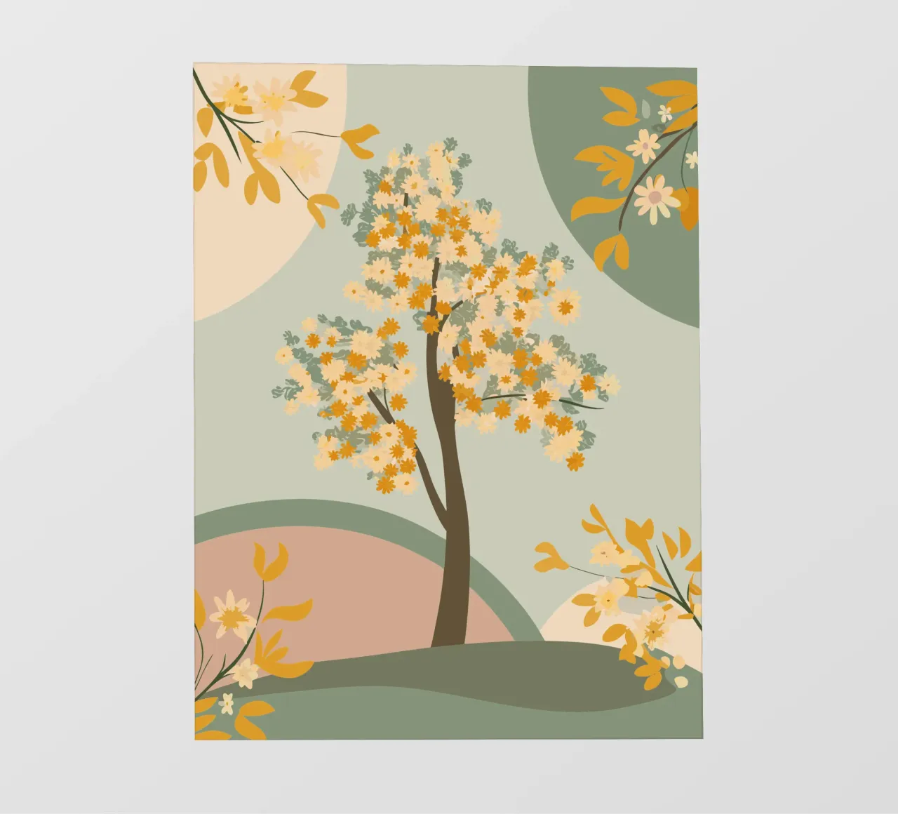 Albero dei ciliegi in fiore pellicola backlit da HAPPY SHOP