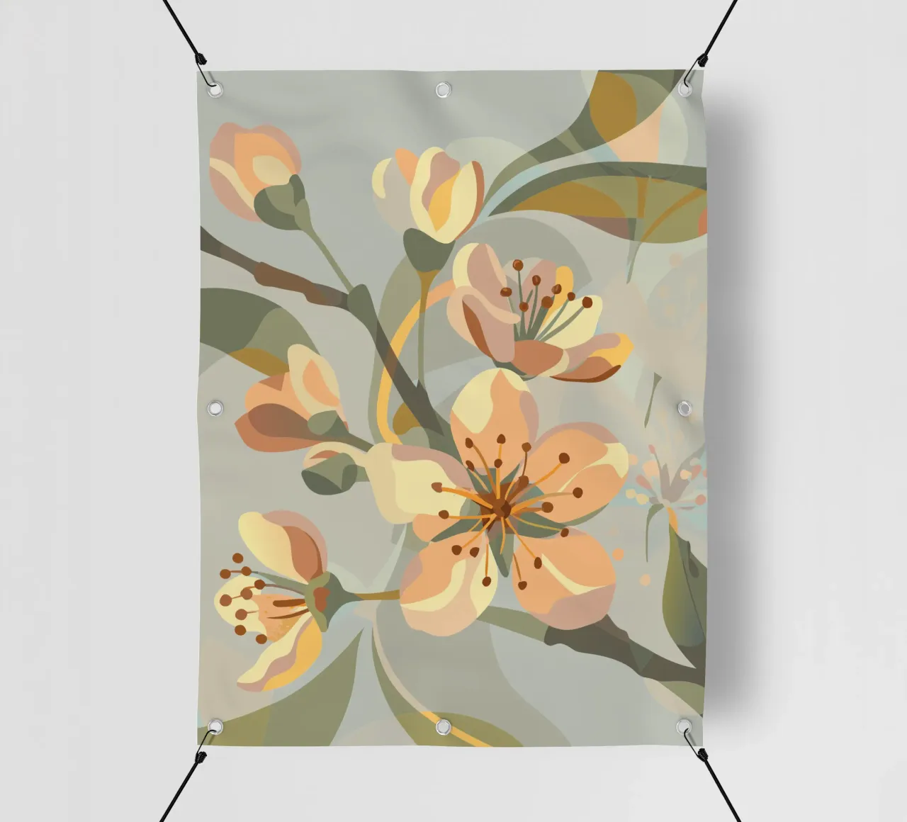 Fiori di ciliegio telo in pvc da HAPPY SHOP